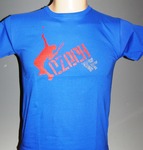 blue t-shirt tennis player xL